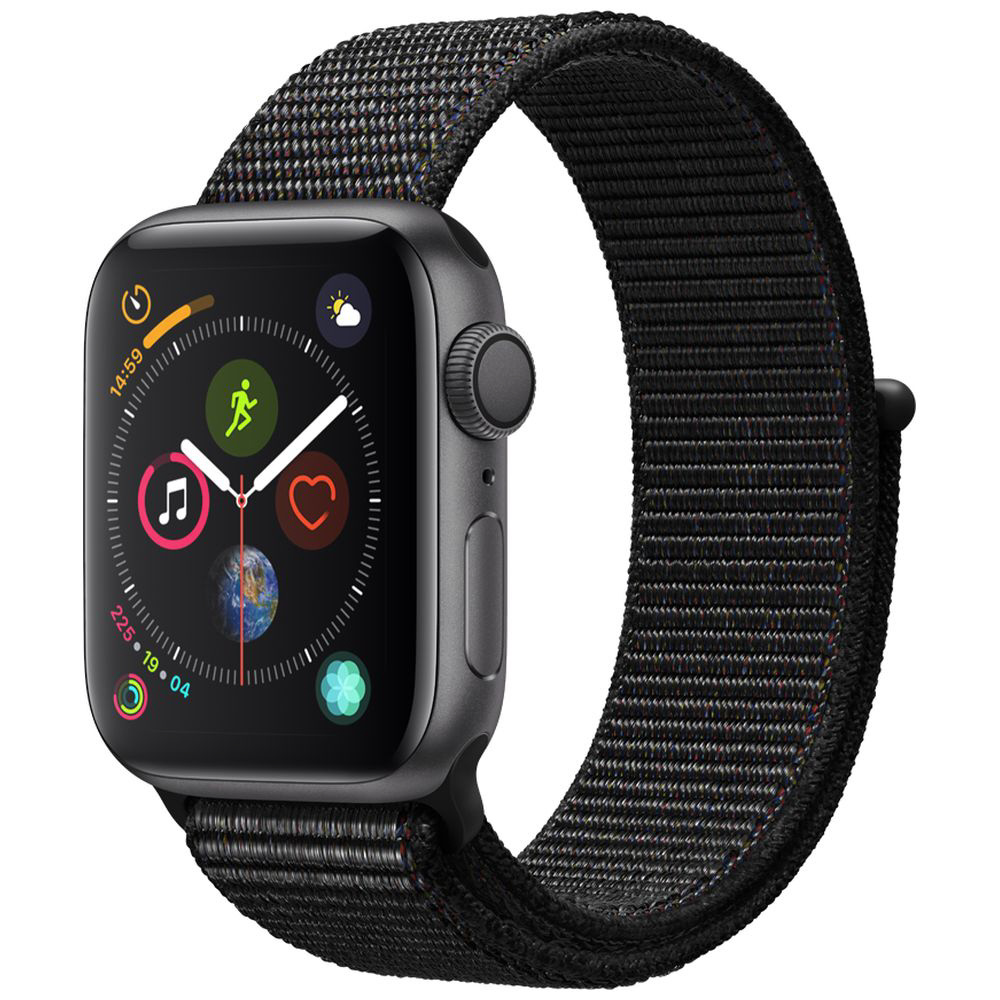 Apple Watch Series 4 GPSモデル 40mm MU672J/A ブラックスポーツループ