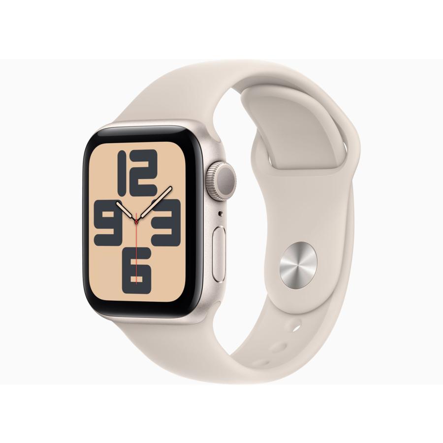 Apple Watch SE 第2世代 GPSモデル 40mm MR9U3J/A スターライトスポーツバンド S/M