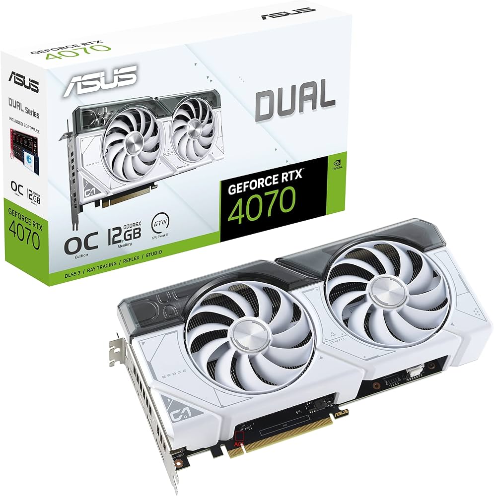 ASUS DUAL-RTX4070-12G-WHITE PCIExp 12GB